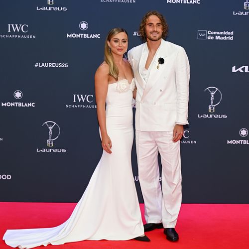 Badosa and Tsitsipas, Laureus 2025 Awards (Getty)