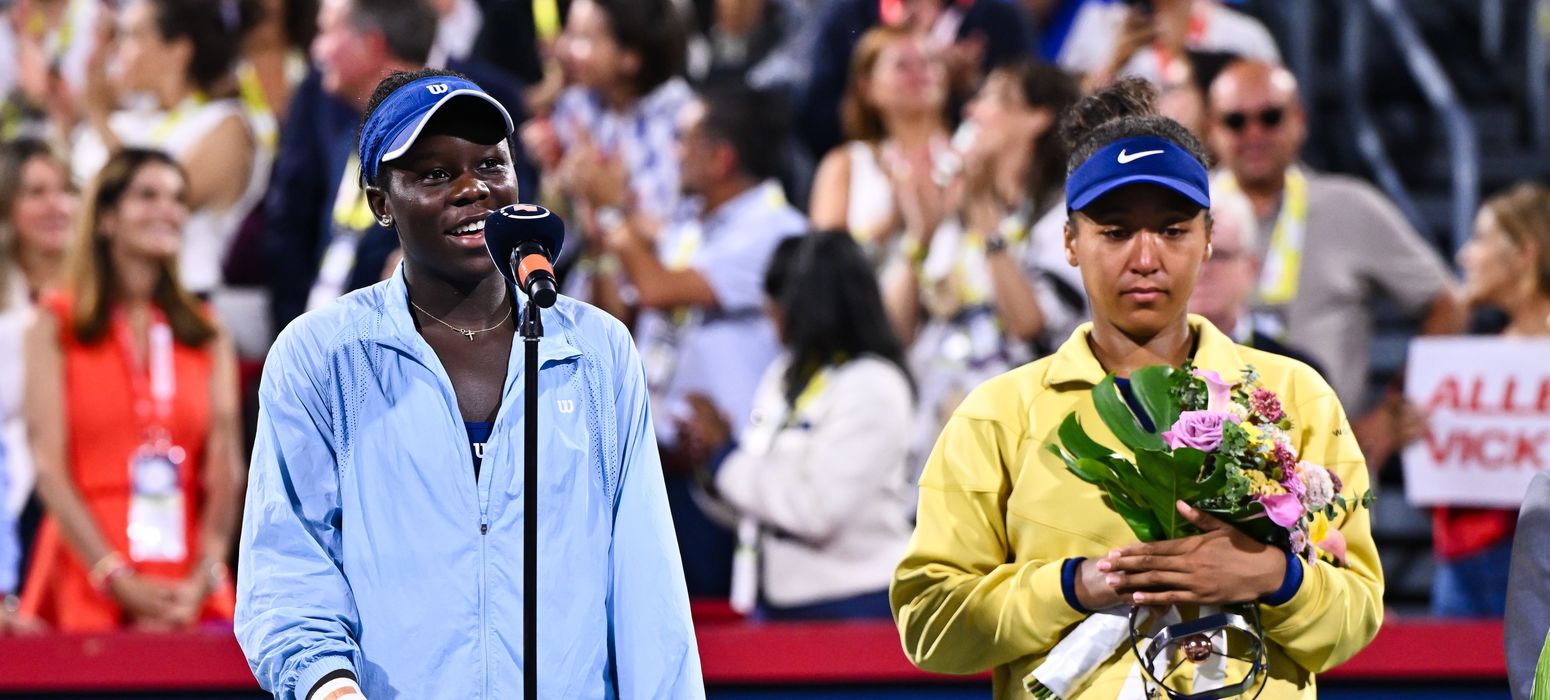 Victoria Mboko, Naomi Osaka - Montreal 2025