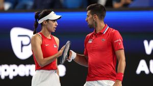 Olga Danilovic and Novak Djokovic
