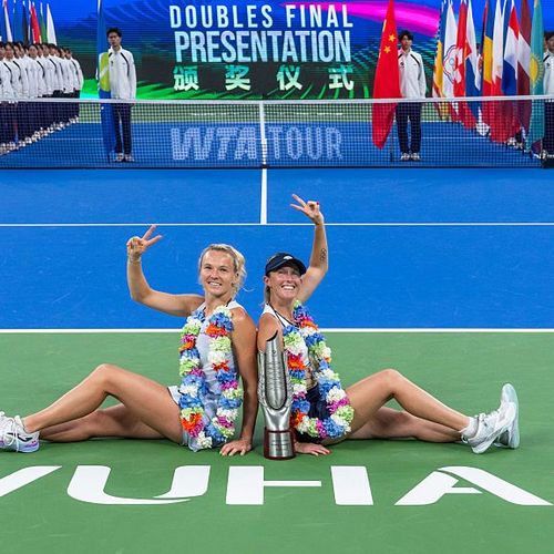 Storm Hunter y Katerina Siniakova, Wuhan 2025
