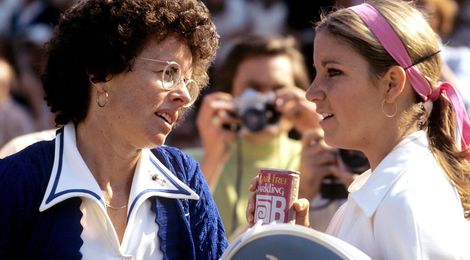Evert and Billie Jean King