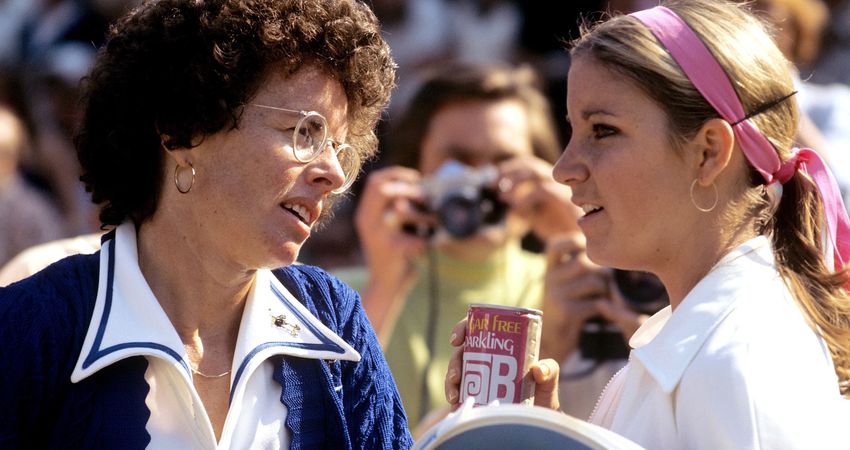 Evert and Billie Jean King