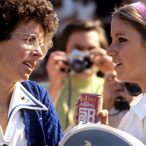 Evert and Billie Jean King