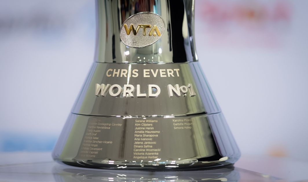 Chris Evert World No. 1 trophy