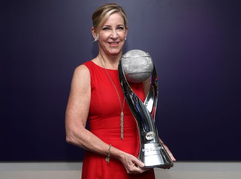 Chris Evert Singapore WTA trophy