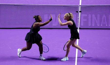 Katerina Siniakova and Taylor Townsend, WTA Finals 2025