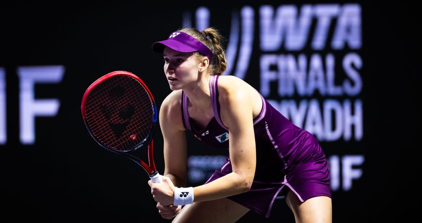 Elena Rybakina vs. Anisimova WTA Finals Riyadh