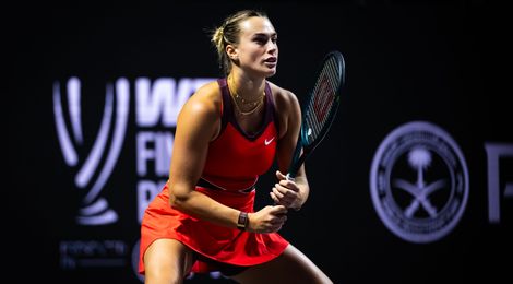 Aryna Sabalenka 2025 WTA Finals Riyadh vs. Paolini