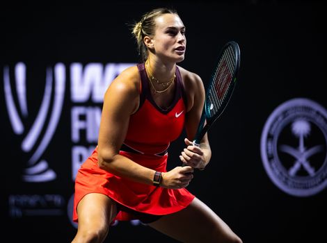 Aryna Sabalenka 2025 WTA Finals Riyadh vs. Paolini