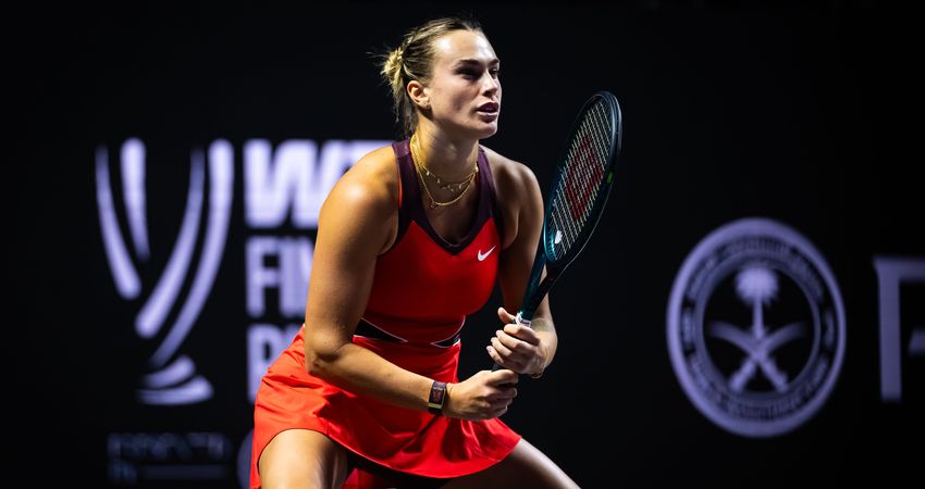 Aryna Sabalenka 2025 WTA Finals Riyadh vs. Paolini