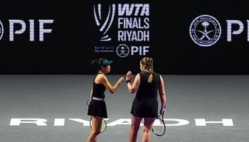 Hsieh Su-wei and Jelena Ostapenko, WTA Finals 2025