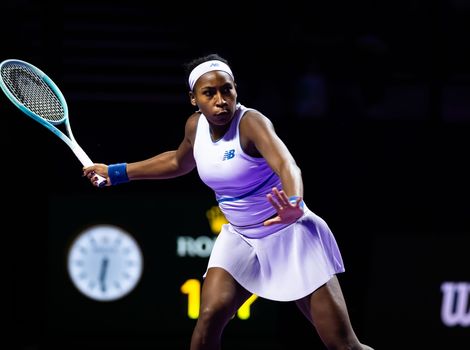 Gauff 2025 WTA Finals vs. Paolini Riyadh
