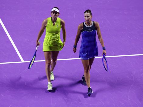 Veronika Kudermetova, Elise Mertens - WTA Finals Riyadh 2025