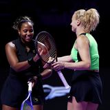 Taylor Townsend and Katerina Siniakova, WTA Finals 2025