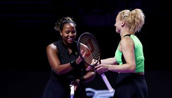 Taylor Townsend and Katerina Siniakova, WTA Finals 2025