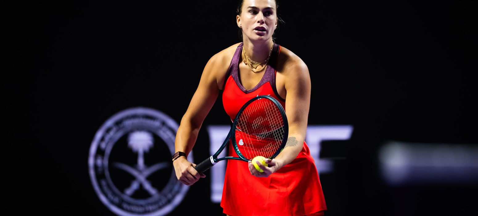Aryna Sabalenka WTA Finals Riyadh vs. Gauff