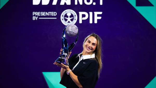 Aryna Sabalenka, 2025 World No. 1 trophy