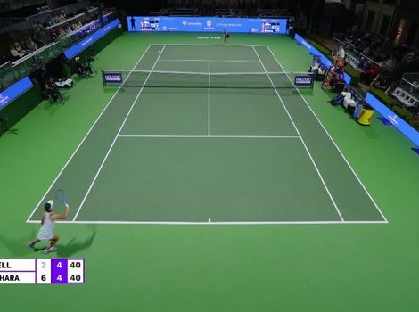 Ena Shibahara's lob shot is as good as it can be