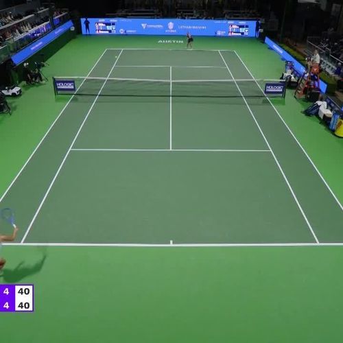 Ena Shibahara's lob shot is as good as it can be