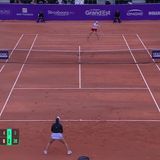 Jessica Pegula plays brilliant drop shot to steal point in Strasbourg