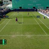 Heather Watson and Mingge Xu win entertaining doubles point in Eastbourne
