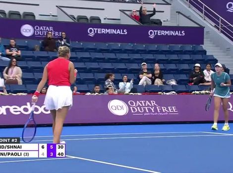 Errani, Paolini save three match points; best Andreeva, Shnaider in Doha