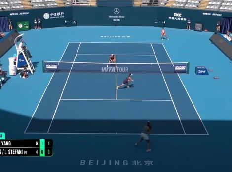 Xu Yifan and Yang Zhaoxuan win 34-shot rally in Beijing