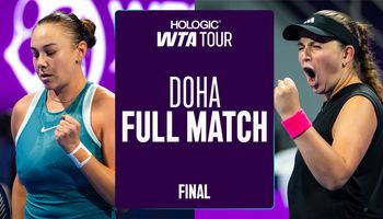 amanda anisimova jelena ostapenko doha 2025 final