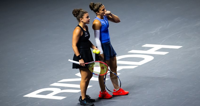 Jasmine Paolini Sara Errani WTA Finals Riyadh