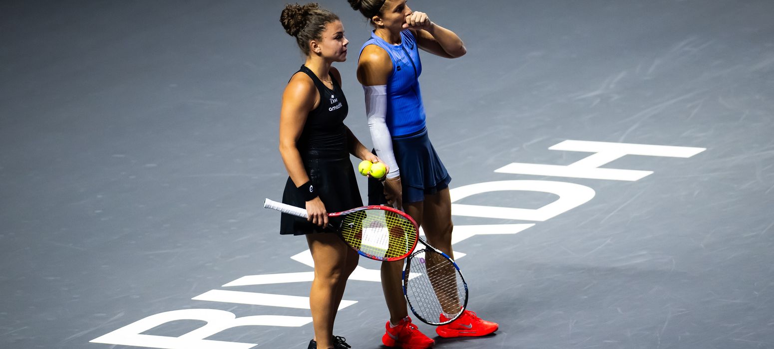 Jasmine Paolini Sara Errani WTA Finals Riyadh