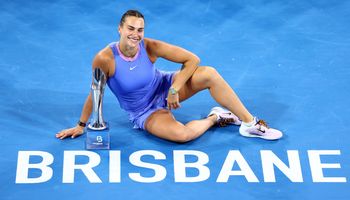 Aryna Sabalenka Brisbane trophy