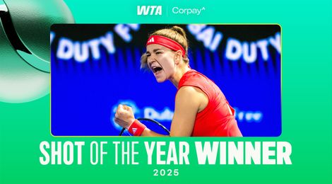 Karolina Muchova Corpay Shot of Year