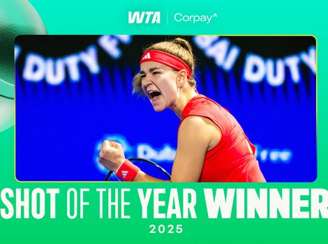 Karolina Muchova Corpay Shot of Year
