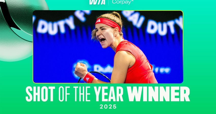 Karolina Muchova Corpay Shot of Year