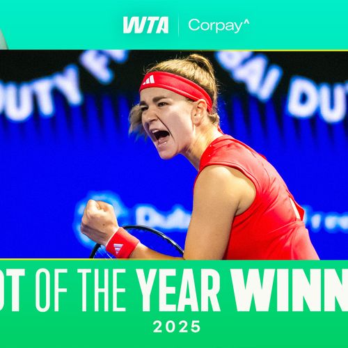 Karolina Muchova Corpay Shot of Year