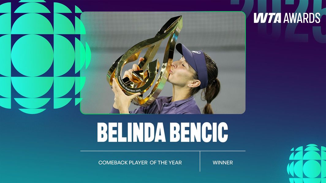 belinda bencic comeback player of the year 2025