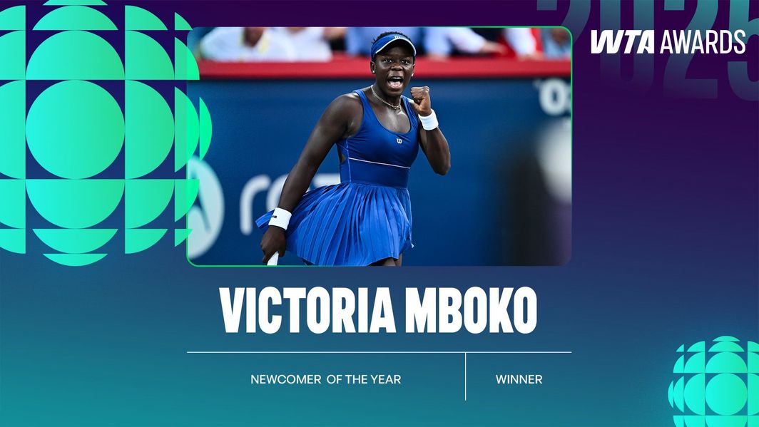 victoria mboko newcomer of the year 2025