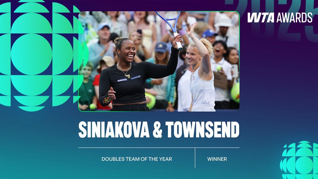 katerina siniakova and taylor townsend doubles team of the year 2025