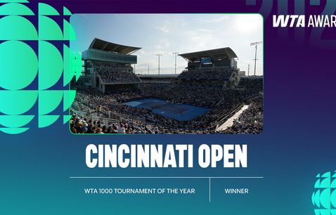 wta 1000 tournament of the year cincinnati