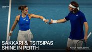 Highlights: Sakkari/Tsitsipas complete 3-0 sweep on Day 1 at United Cup 2026 