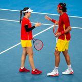 Lin Zhu mixed doubles United Cup Sydney