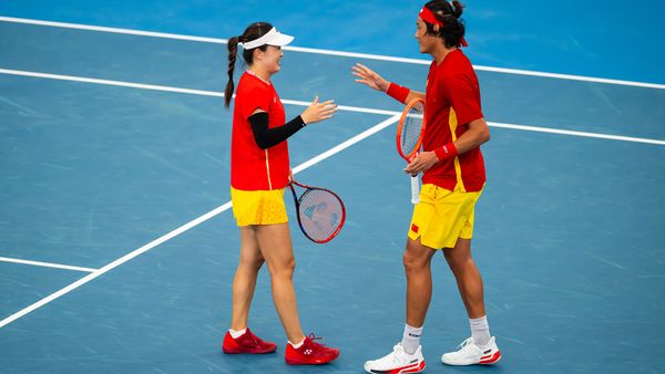 Lin Zhu mixed doubles United Cup Sydney