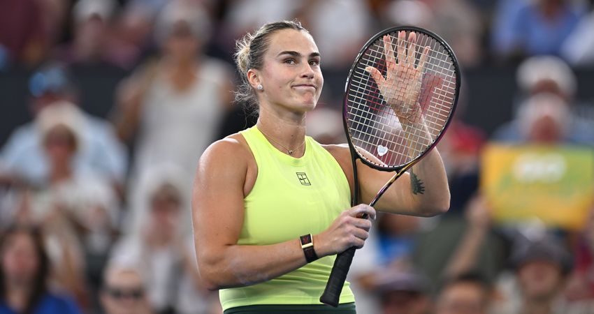 Sabalenka Brisbane 2026 first round Bucsa