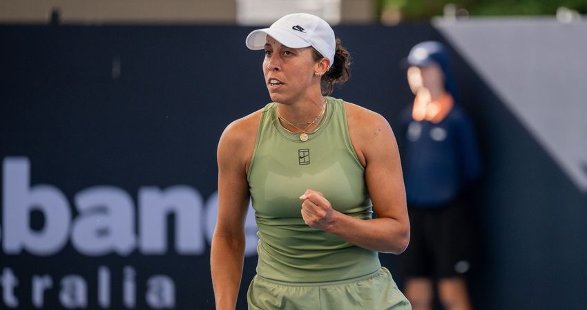 Keys wins first triple-tiebreak match of career over Shnaider in Brisbane