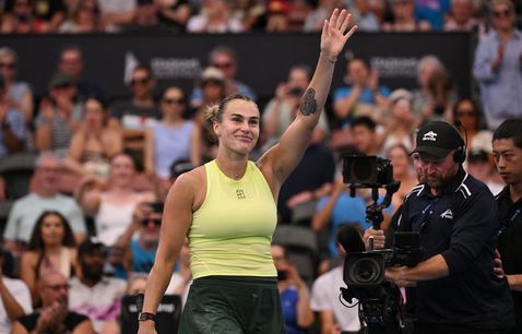 Aryna Sabalenka, Brisbane 2026 SF (Getty)