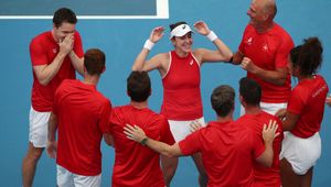 Switzerland huddle v Belgium celebration