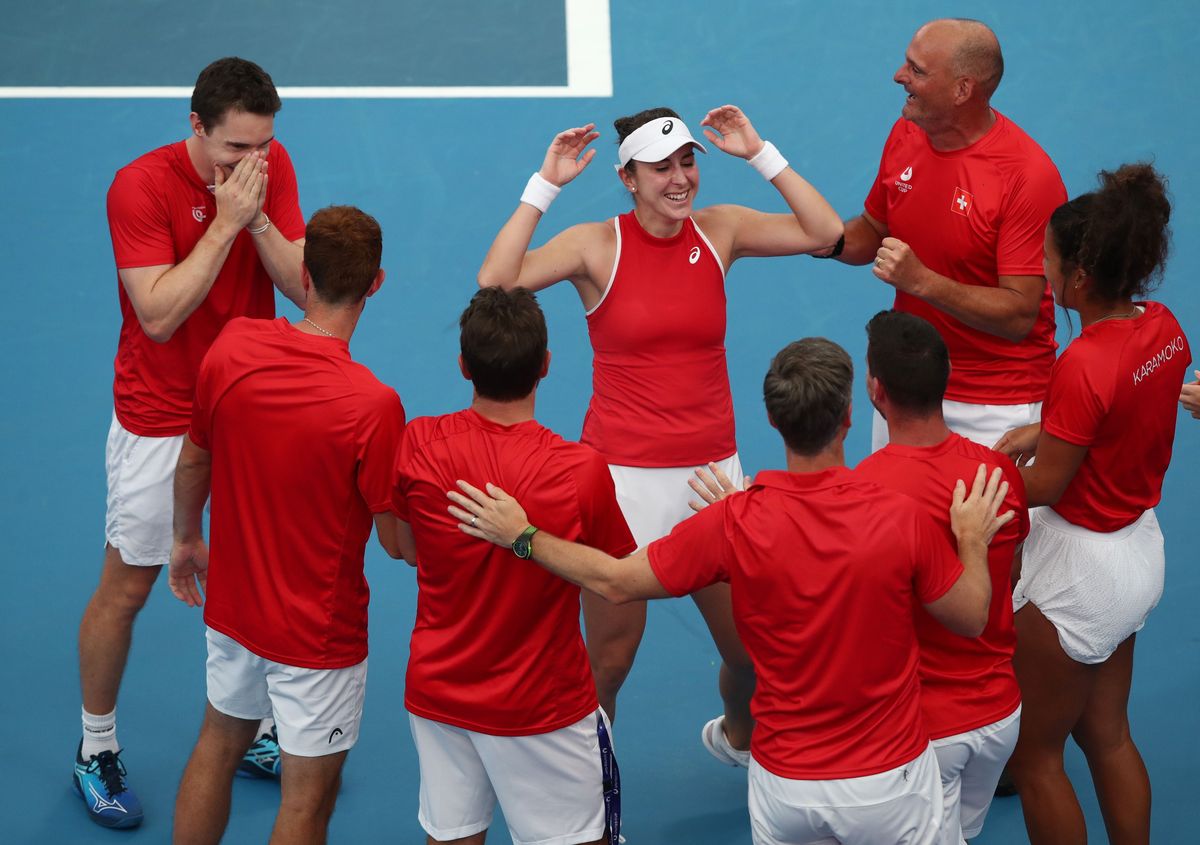 Image for Bencic's magical start sends Swiss into first United Cup final