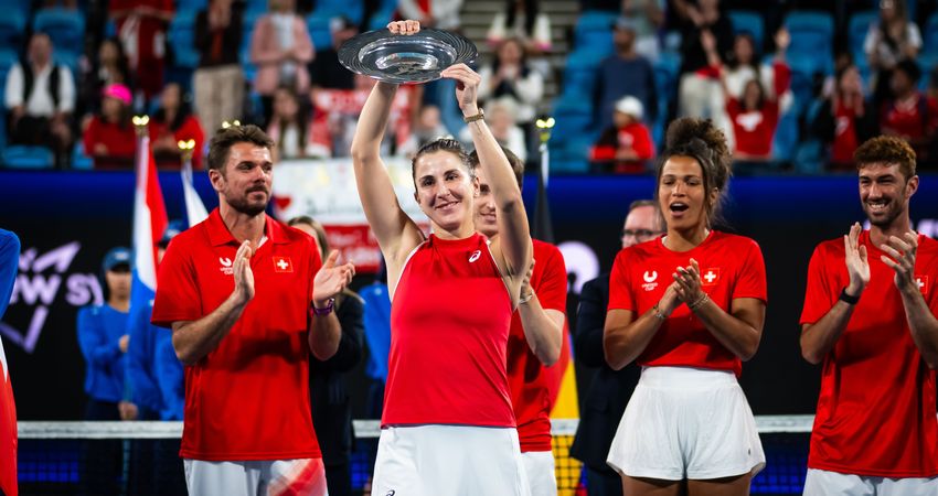 Belinda Bencic trofeo MVP United Cup 2026