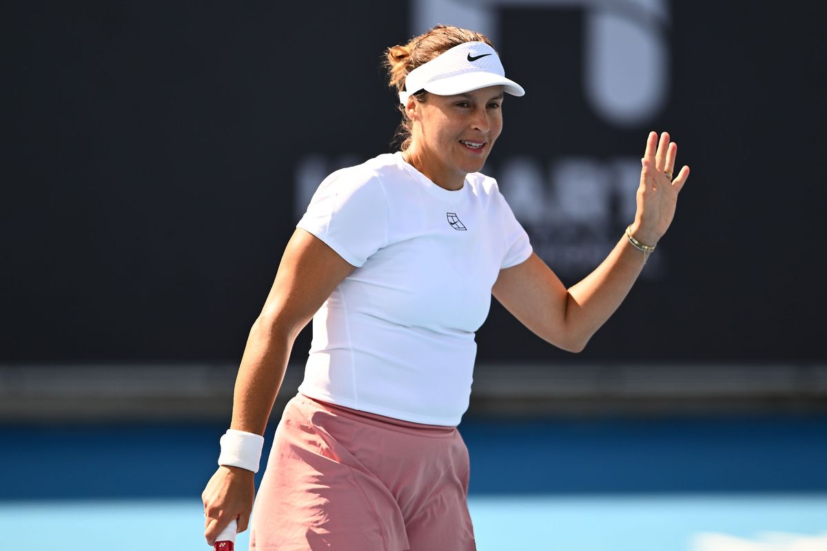 Maria celebrating her win