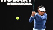 Emma Raducanu, 2026 Hobart R1 (Getty)